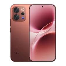 Vivo V27 Pro smartphone in a stunning copper color with a sleek design. Features a triple camera setup on the back, a vibrant display, and a modern aesthetic. Ideal for photography enthusiasts and tech lovers.
