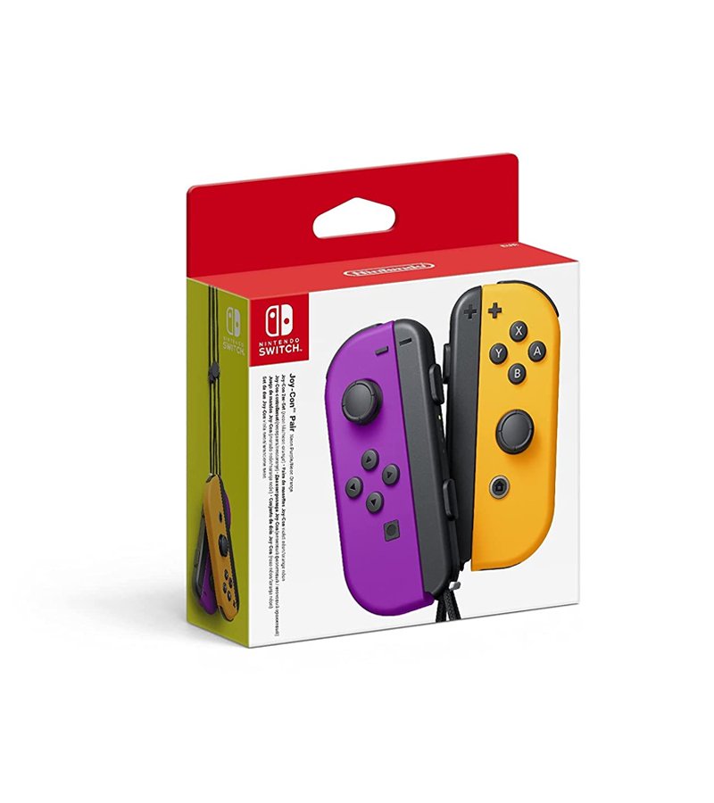 Nintendo Joy-Con (L/R) Purple Orange Brand New