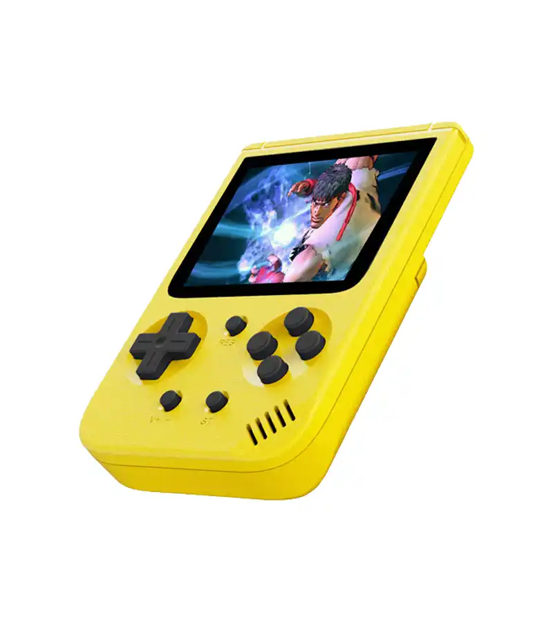 400 Game in 1 Portable Mini Retro Game Console Yellow Brand New