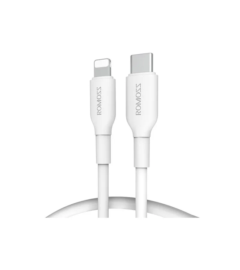 Romoss CB1713 Type C To Lightning Fast Charging Cable-White-Brand New